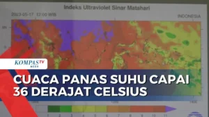 Cuaca panas Jabodetabek mencapai puncak 36 derajat Celsius