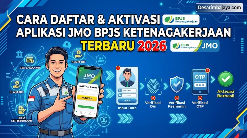 Cara Daftar dan Aktivasi Aplikasi JMO BPJS Ketenagakerjaan Terbaru 2026