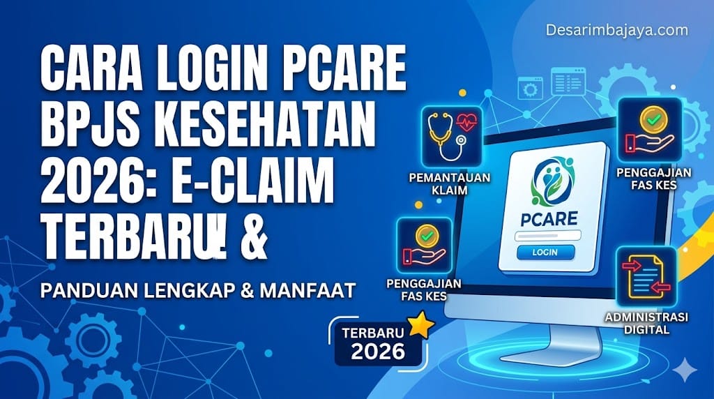 Cara Login PCare BPJS Kesehatan E-Claim
