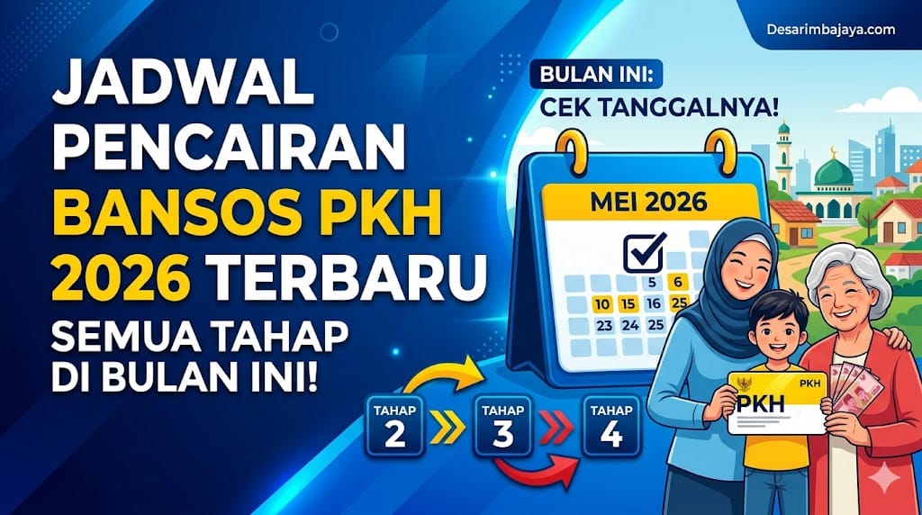 Jadwal Pencairan Bansos PKH Terbaru 2026 Semua Tahap di Bulan Ini