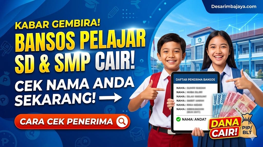 bansos untuk pelajar SD SMP
