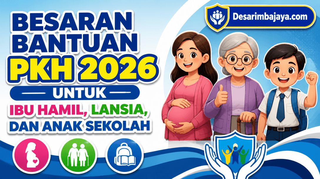 Besaran Bantuan PKH 2026 untuk Ibu Hamil, Lansia, dan Anak Sekolah