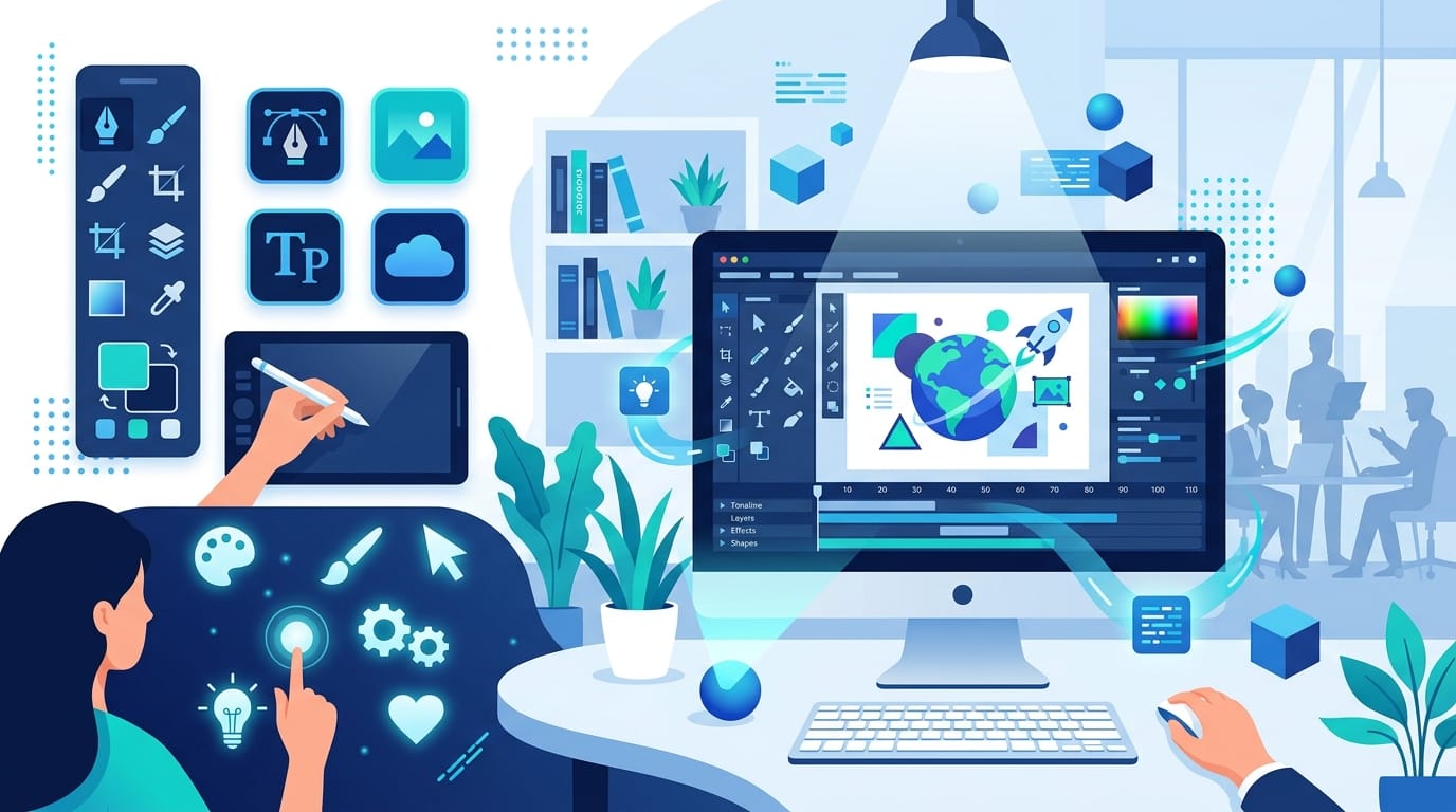 Bongkar 7 Software Desain Grafis Gratis Terbaik, Gak Pakai Mahal