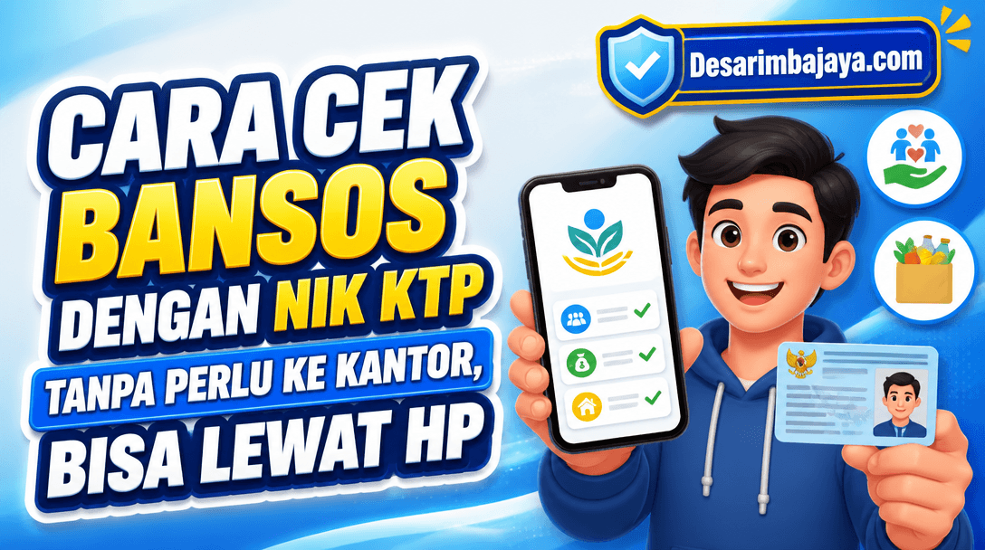 Cara Cek Bansos dengan NIK KTP Tanpa Perlu ke Kantor, Bisa Lewat HP