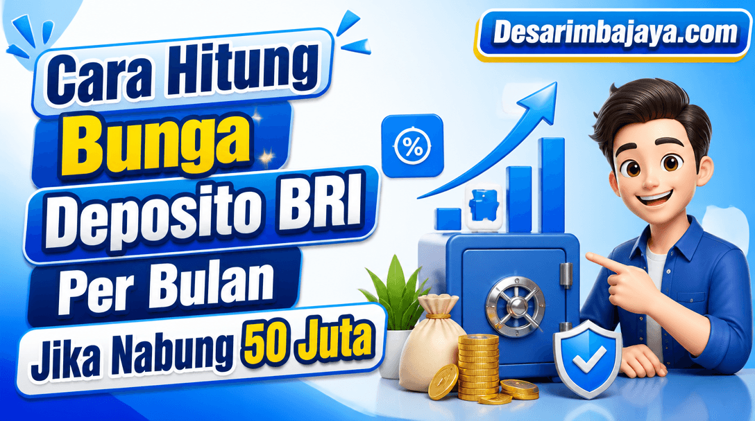 Cara Hitung Bunga Deposito BRI Per Bulan Jika Nabung 50 Juta