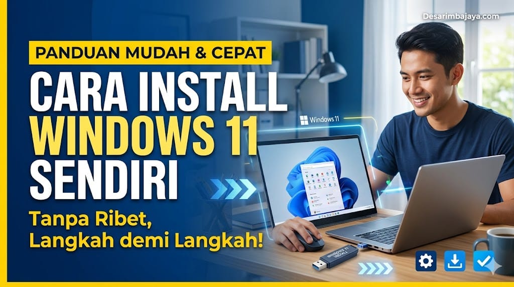 cara install Windows 11