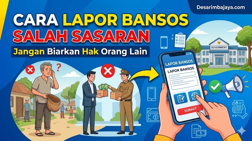 cara lapor bansos salah sasaran