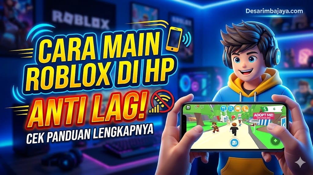 cara main Roblox di HP