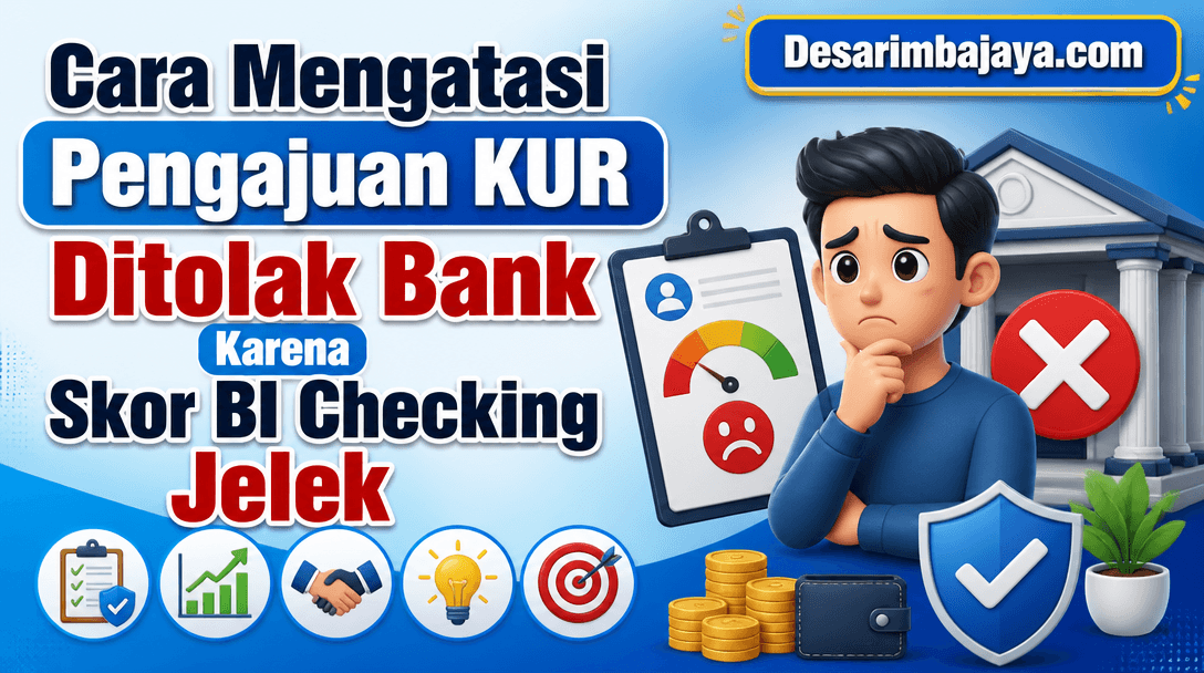 Cara Mengatasi Pengajuan KUR Ditolak Bank Karena Skor BI Checking Jelek