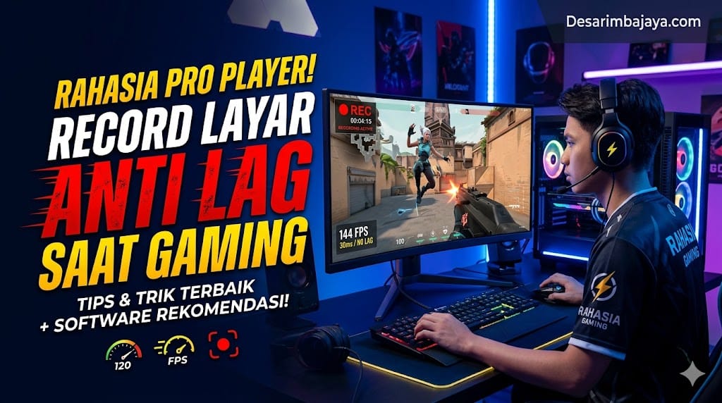cara record layar saat gaming
