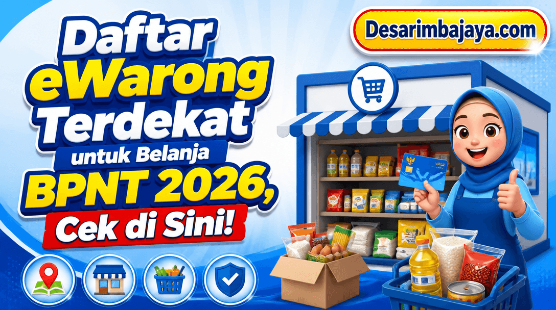 Daftar eWarong Terdekat untuk Belanja BPNT 2026, Cek di Sini!