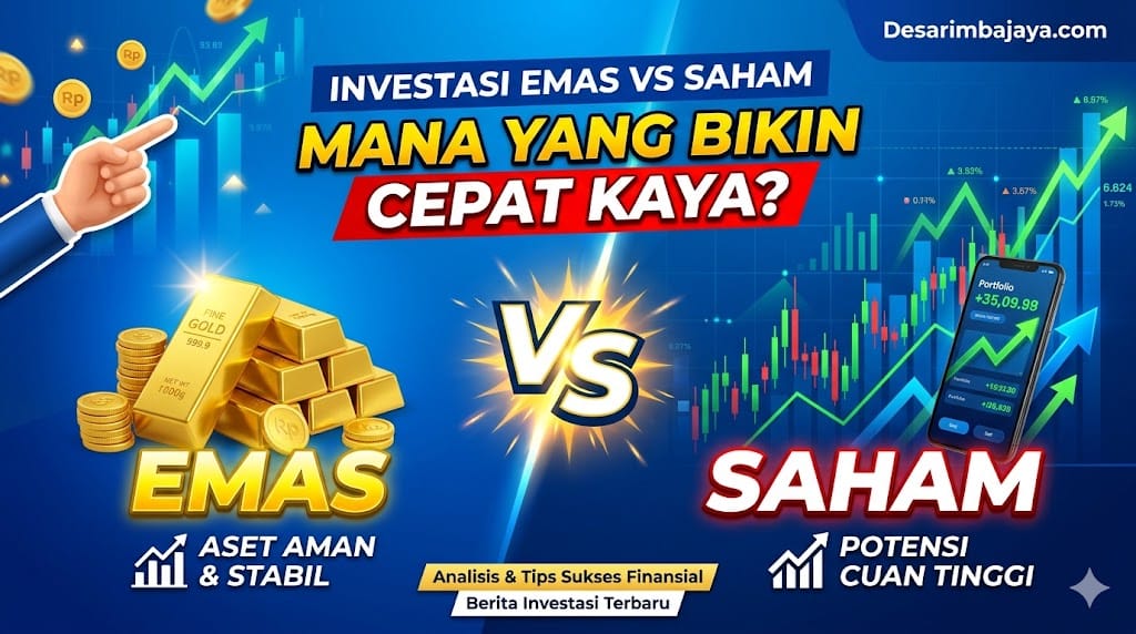 investasi emas atau saham