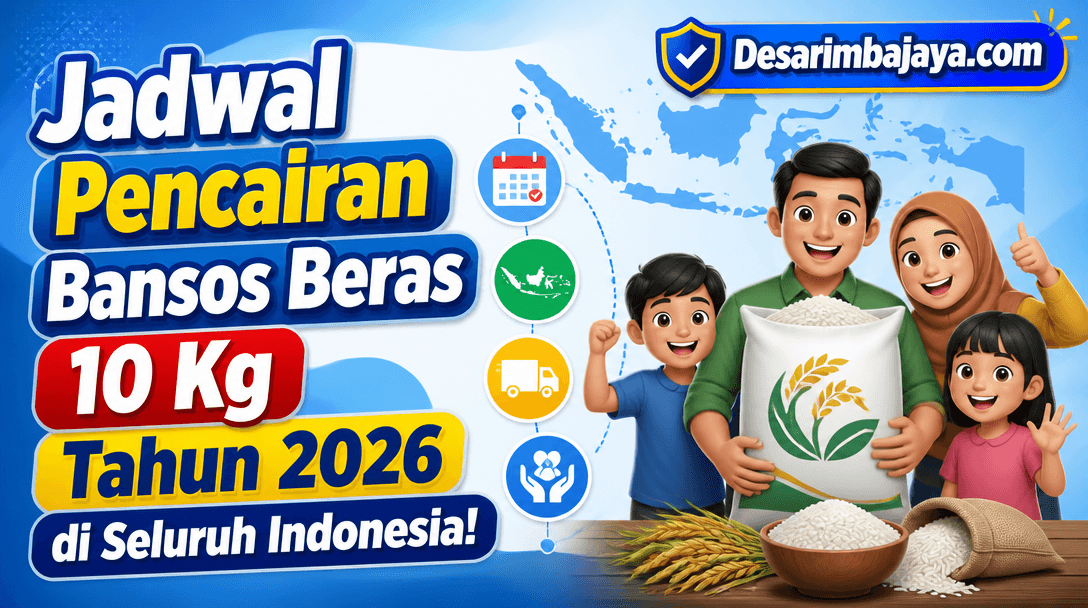 Jadwal Pencairan Bansos Beras 10 Kg Tahun 2026 di Seluruh Indonesia!