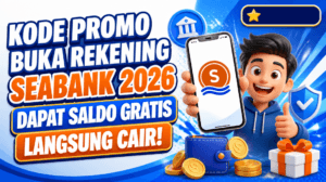 Kode Promo Buka Rekening SeaBank 2026 Dapat Saldo Gratis Langsung Cair!