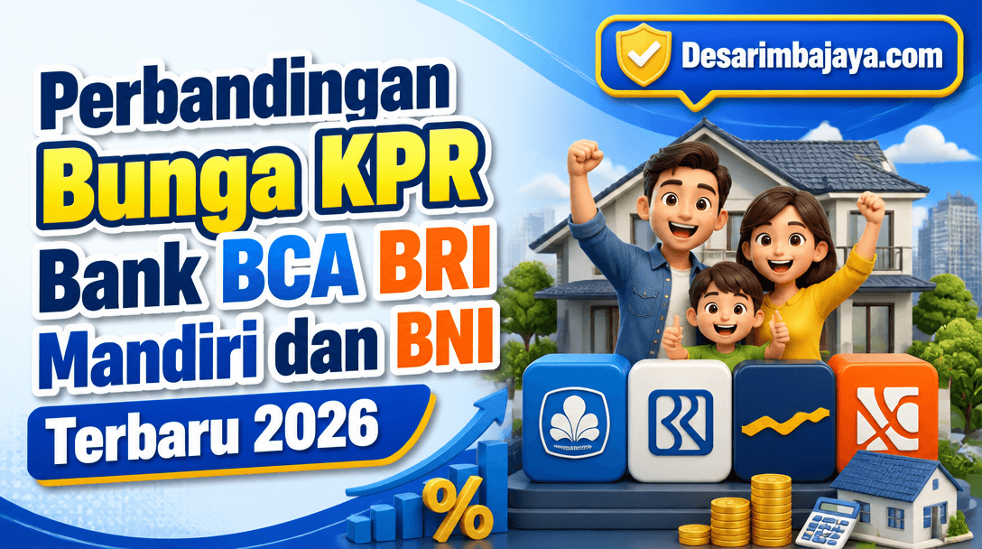 Perbandingan Bunga KPR Bank BCA BRI Mandiri dan BNI Terbaru 2026