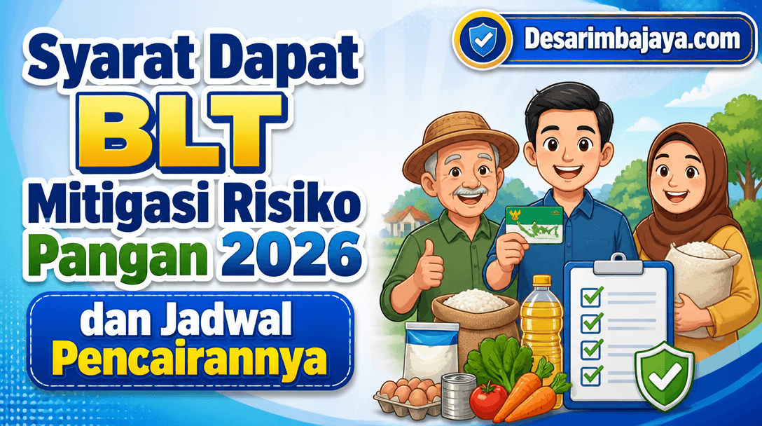 Syarat Dapat BLT Mitigasi Risiko Pangan 2026 dan Jadwal Pencairannya